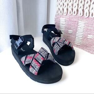 Free People La Paz Black Sandals Women’s 40 US 10